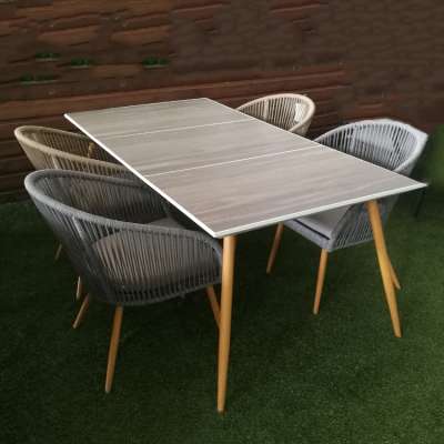 WD-O1025 modern table and chair outdoor garden table chair set