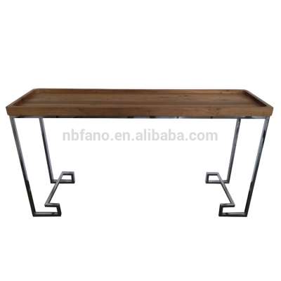 FN-6743 hot top unique classic design wood console table