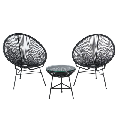 WD-O1002 Garden furniture comfortable garden acapulco rattan  chair set