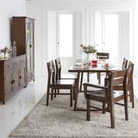 oak solid wood set vietnam factory offer custom dining table and chair